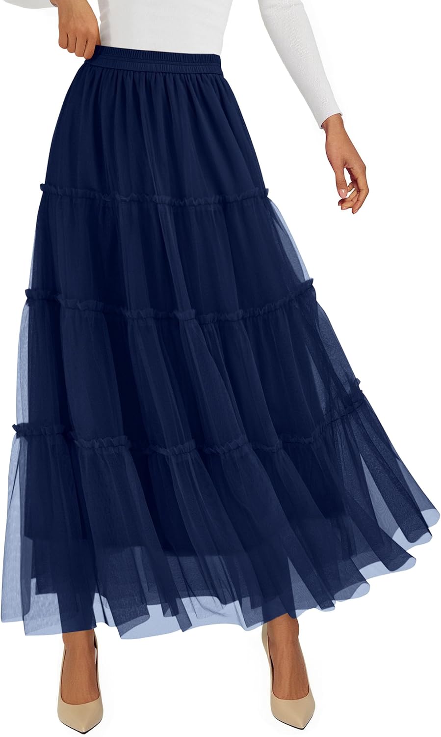 PRETTYGARDEN Tulle Skirts for Women - Chic Fall Fashion Style