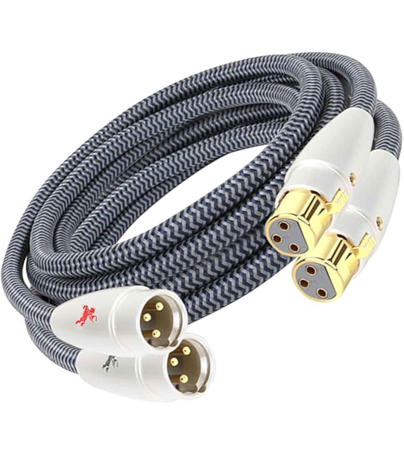 Balanced XLR Microphone Cable with 24K Gold Plated Connectors