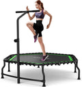 Rebounder Trampoline 50in Foldable Mini Trampoline for Adults - Stable