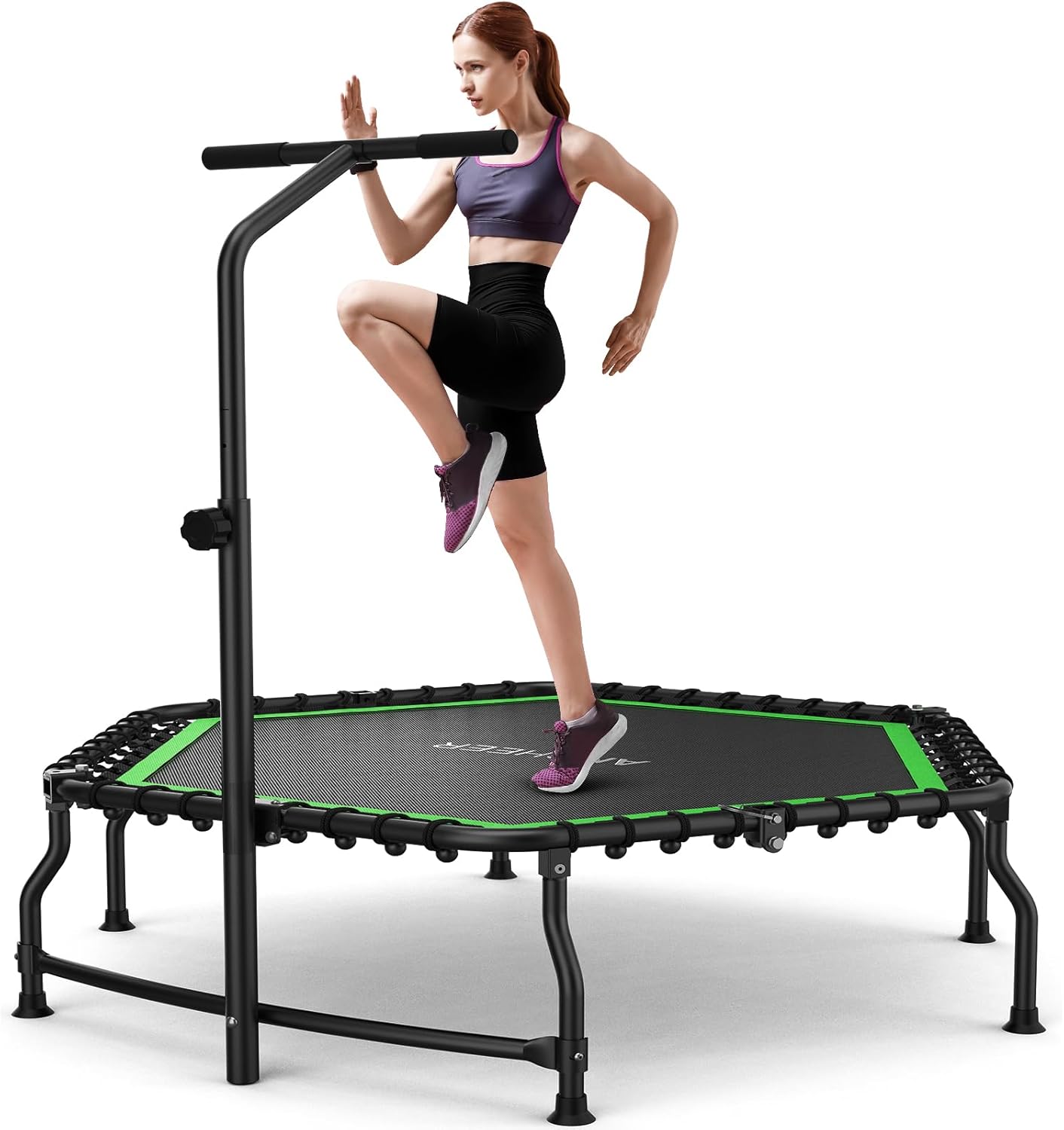 50in Rebounder Trampoline for Adults - High-Capacity Mini Trampoline