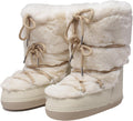 Faux Fur Boots for Women - Warm Water Resistant Mid-Calf Snow Boots
