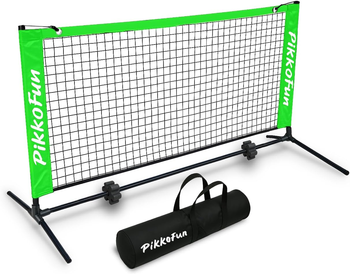 Mini Pickleball Net 5 ft for Training - Lightweight & Durable