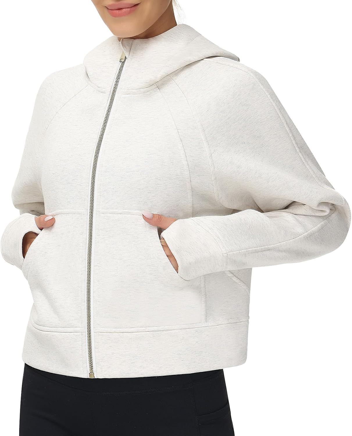 Women's Full-Zip Up Hoodies Jacket for Workout and Casual Wear