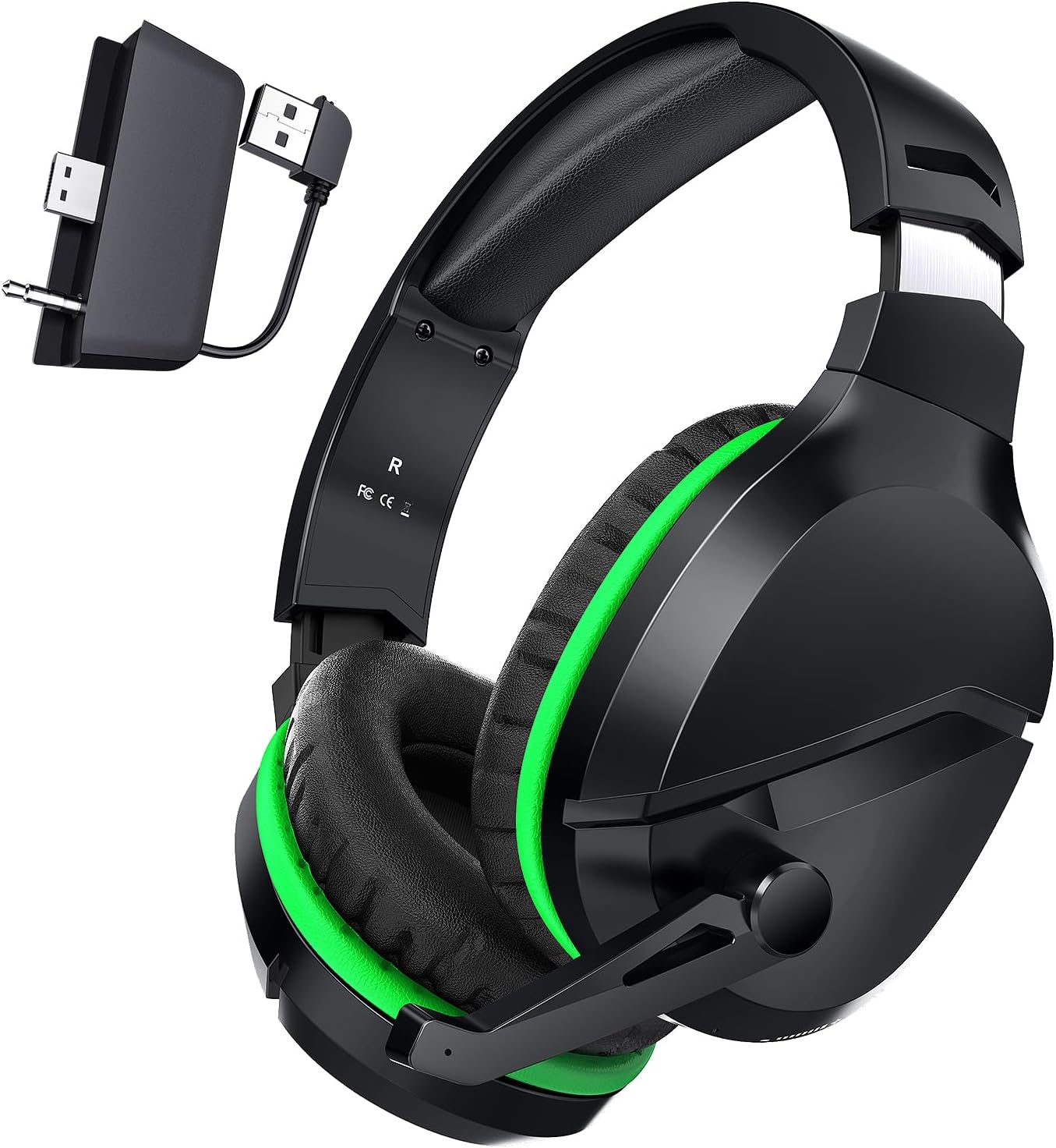X3 Wireless Gaming Headset: 60H Battery, Low Latency, Noise-Canceling Mic