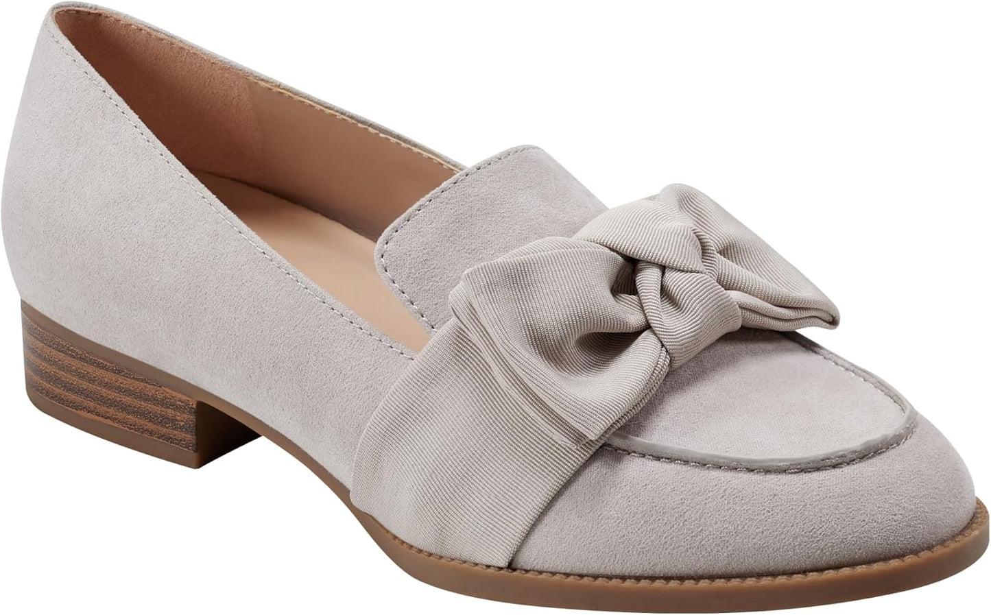 Bandolino Women's Lindio Loafer with Chic Bow Accent Style