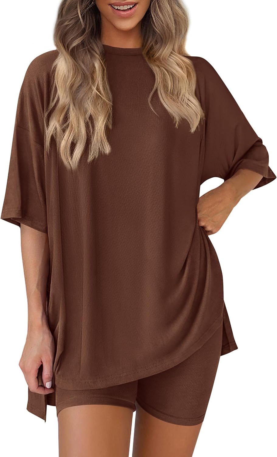 PRETTYGARDEN Women's Two Piece Lounge Set for Summer Travel