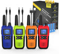 Walkie Talkies for Adults 4 Pack Long Range Rechargeable - NOAA Alert