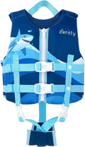 Toddler Neoprene Swim Vest for Children 36-88 lbs - Dual Straps