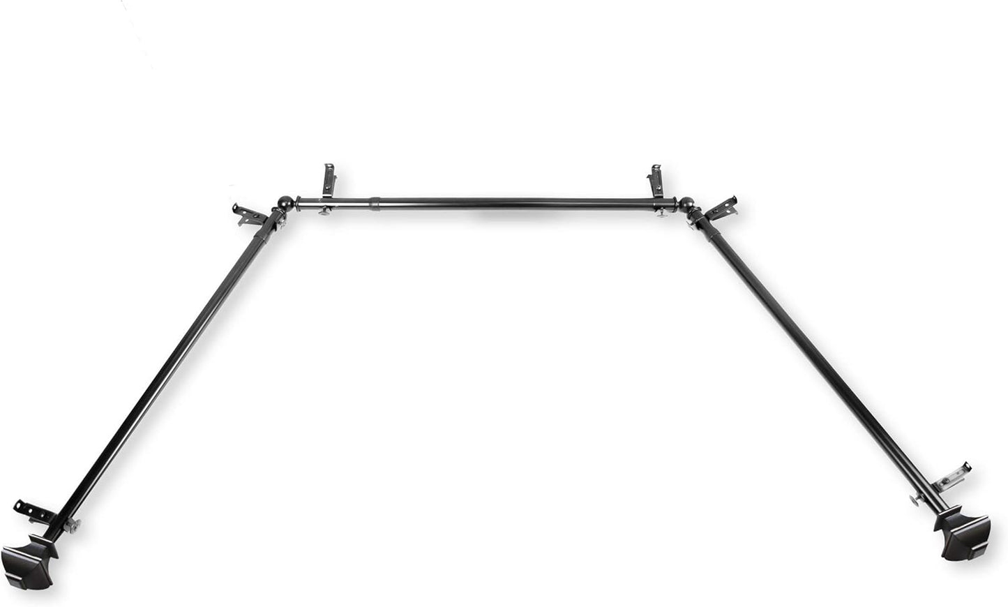 Rod Desyne Bay Window Curtain Rod - Black Elegance!