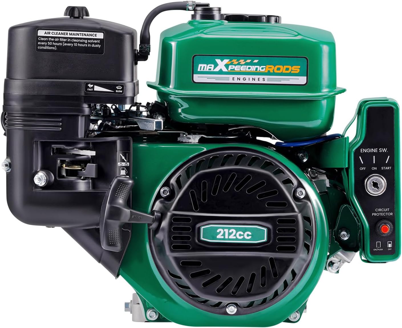 Powerful 7HP 212cc Gas Engine with Electric Start for Versatile Use