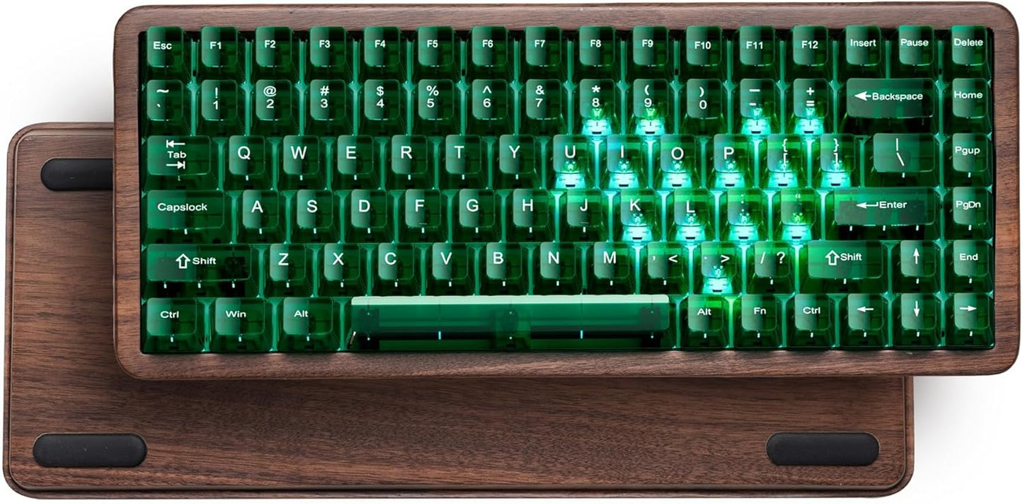 Womier 75% Mechanical Keyboard Wireless with Custom RGB Lighting