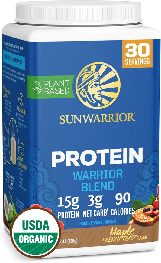 Sunwarrior Organic Plant Based Protein Powder for Active Warriors