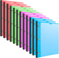 INFUN 1 inch Telescoping 3 Ring Binder - Space Saving Organizer