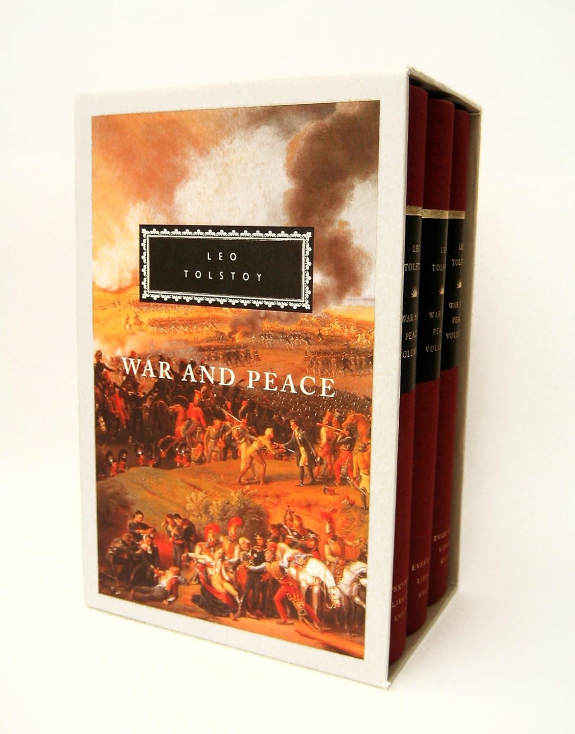 War and Peace 3 Volume Set by Leo Tolstoy - A Literary Masterpiece