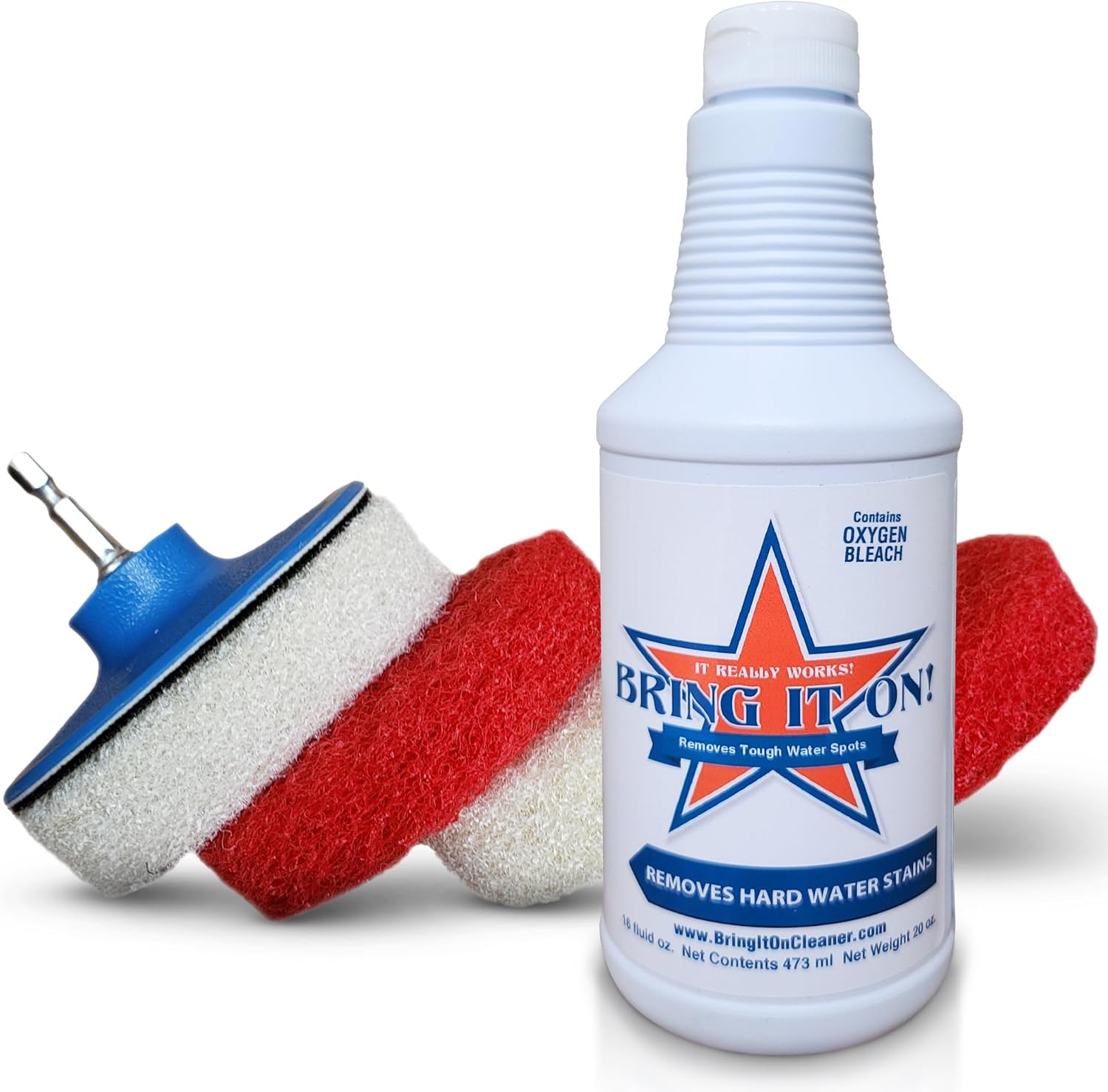 Bring It On Cleaner Hard Water Stain Remover for Glass and More