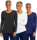 Healing Hands Underscrub Melissa Longsleeve Scrub Tee - Shape