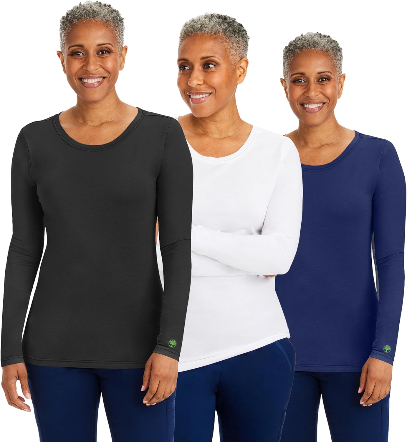 Healing Hands Women's Longsleeve Scrub Tee for Comfort & Style