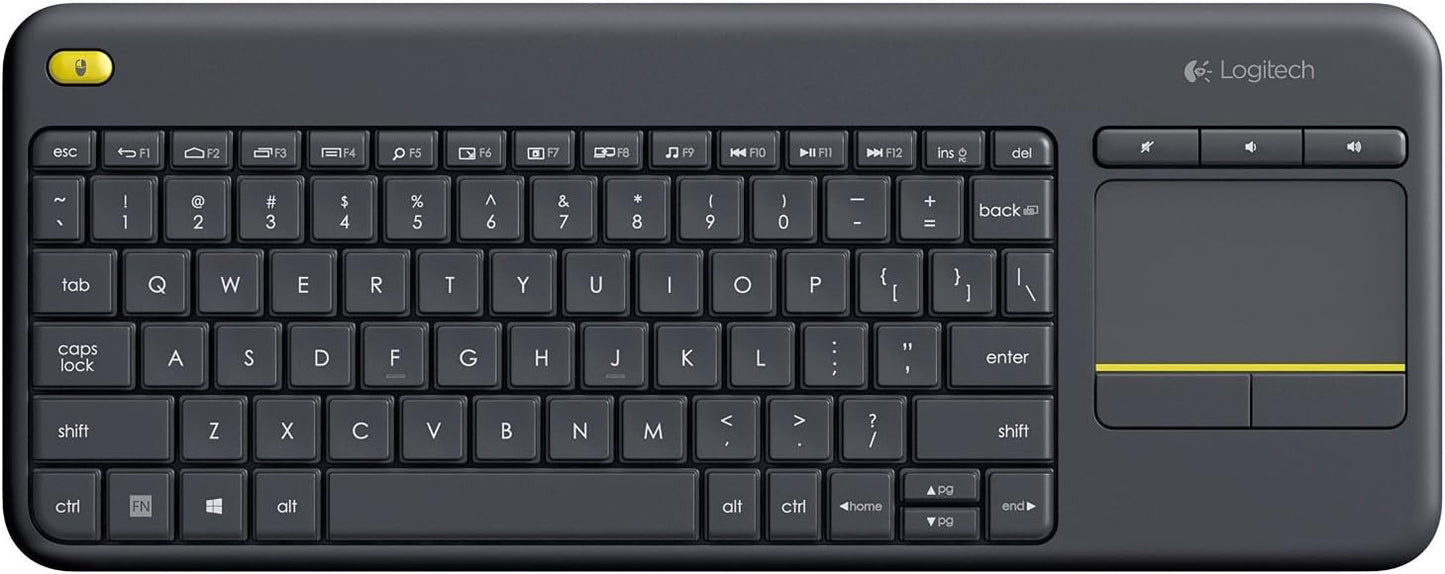 Logitech K400 Plus Wireless Touch Keyboard: Quiet & Multi-touch!