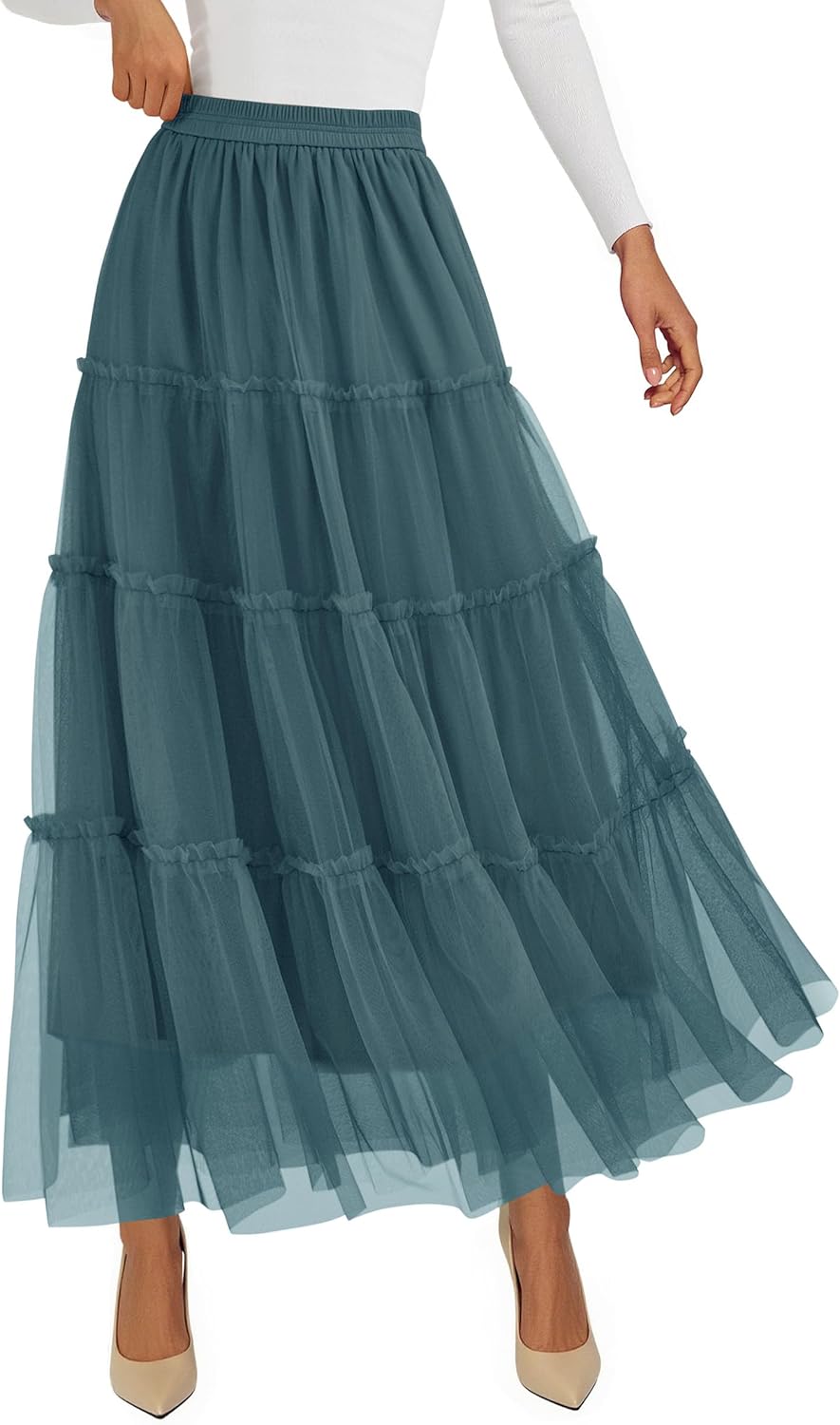 Tulle Skirts for Women by PRETTYGARDEN - Chic Fall Fashion