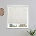 Blackout Roller Shades Cordless 61in x 72in - Room Darkening Linen