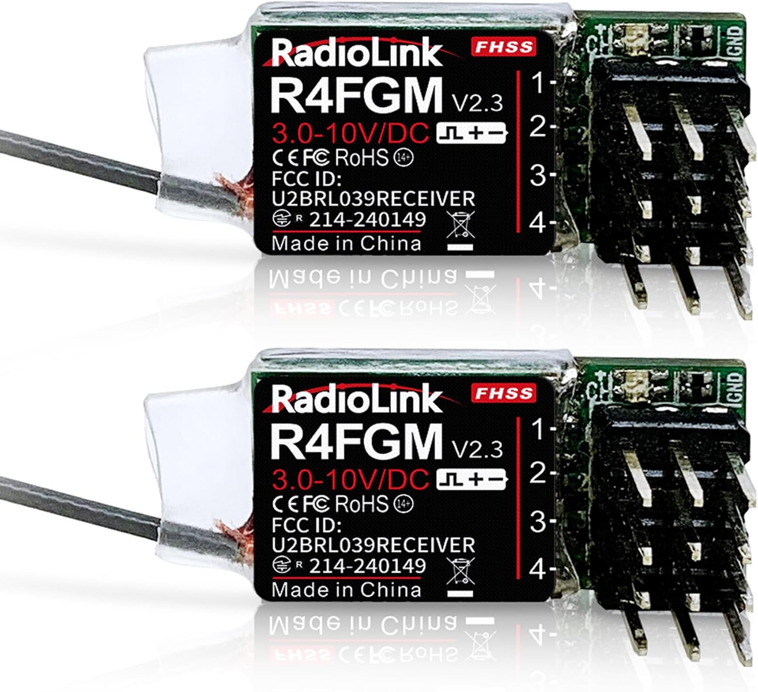 Radiolink 2.4Ghz R4FGM V2.3 Mini RC Receiver with Gyro