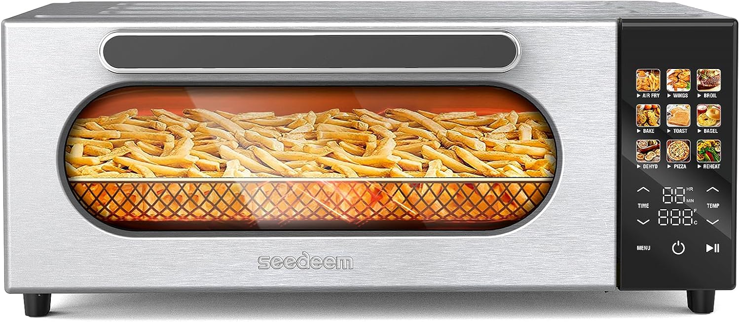SEEDEEM 10-in-1 Air Convection Toaster Oven - Cook Smarter