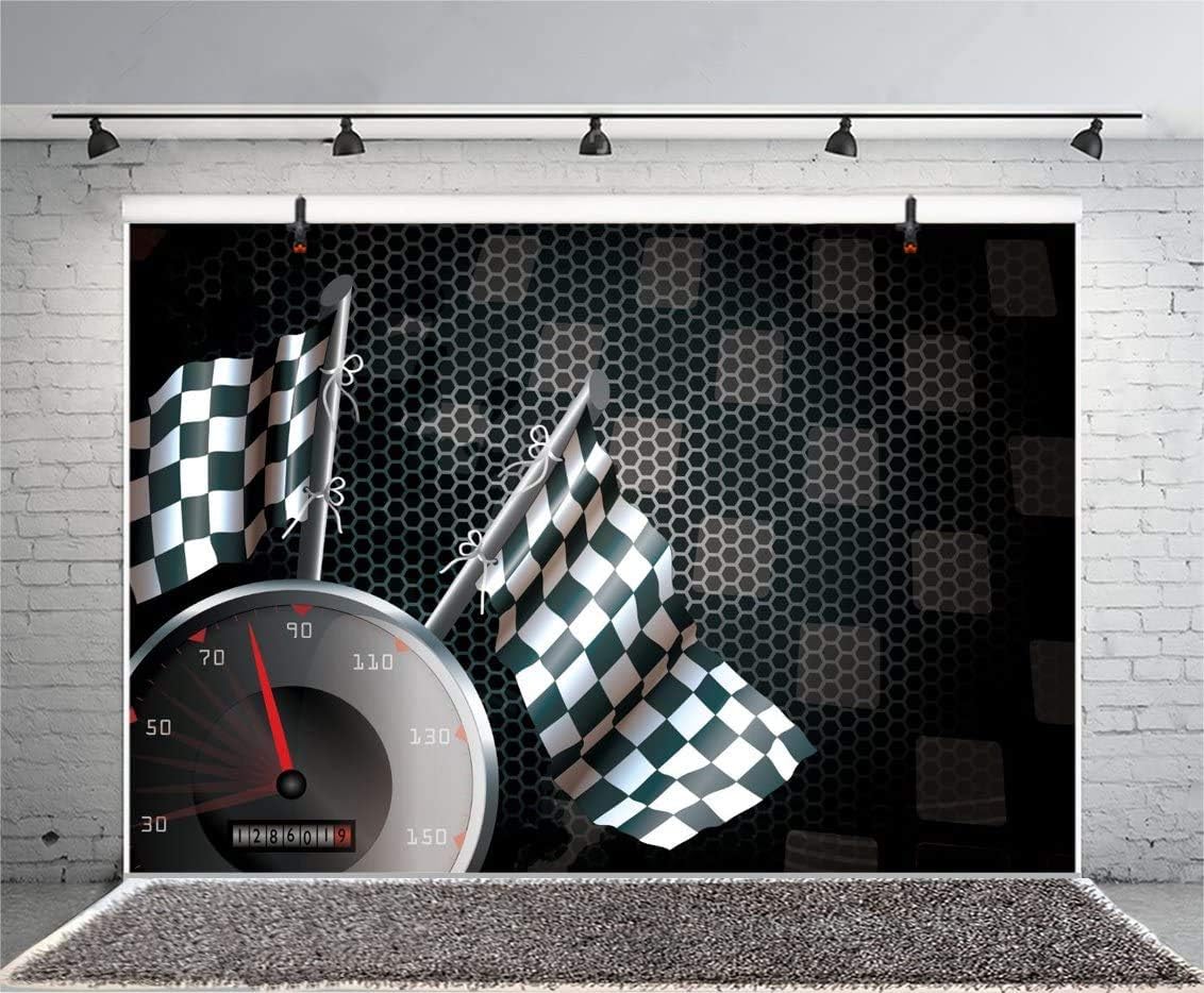 Leyiyi 10x8ft Speed Racing Backdrop for Exciting Photography