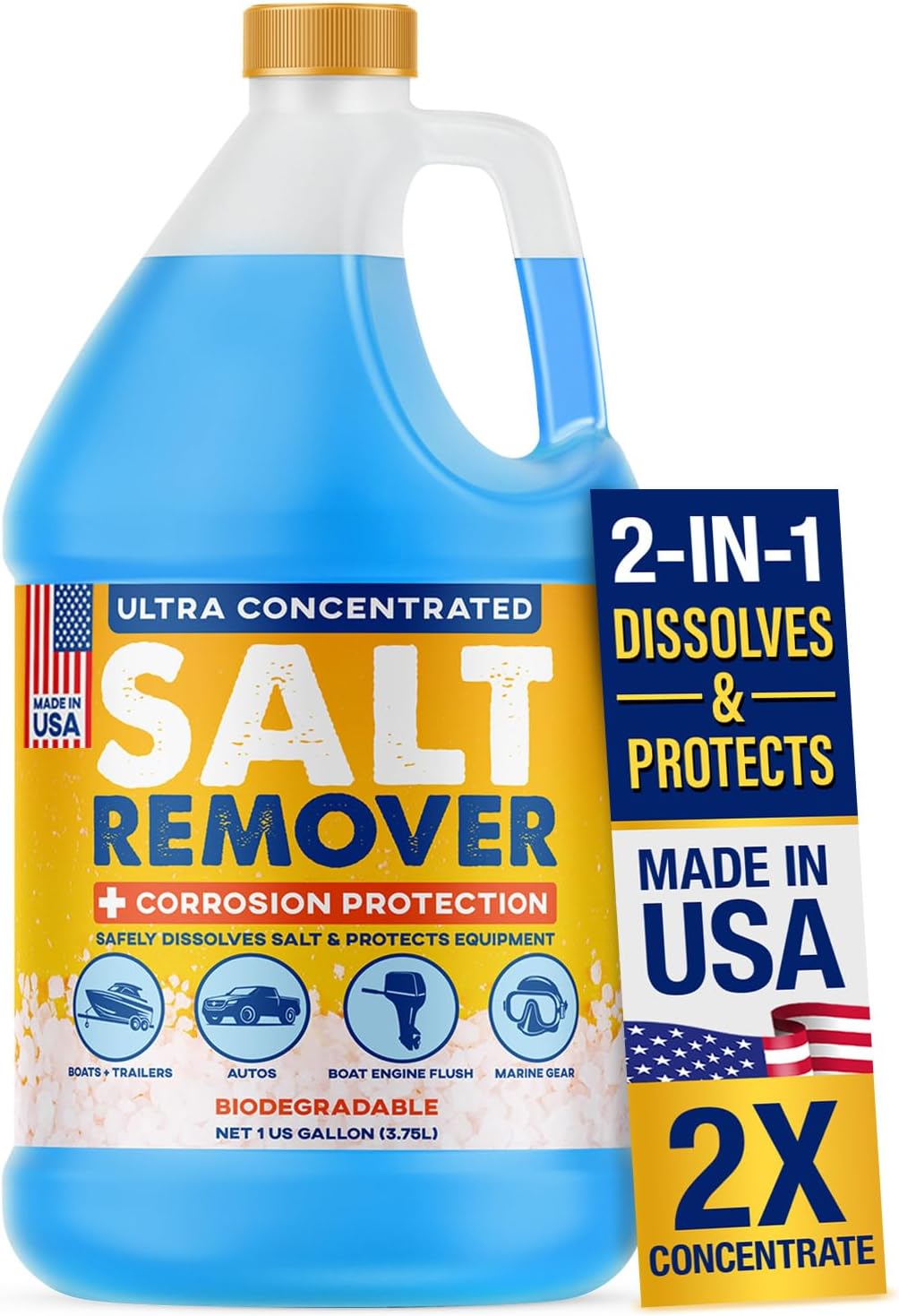 Concentrated Salt Remover for Boats & Cars - 1 Gallon Size