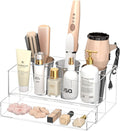 NIUBEE Hair Tool Organizer Clear Acrylic Holder - Countertop Organizer