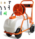 VEVOR Battery Powered 15 Gallon Garden Weed Sprayer with Wheels