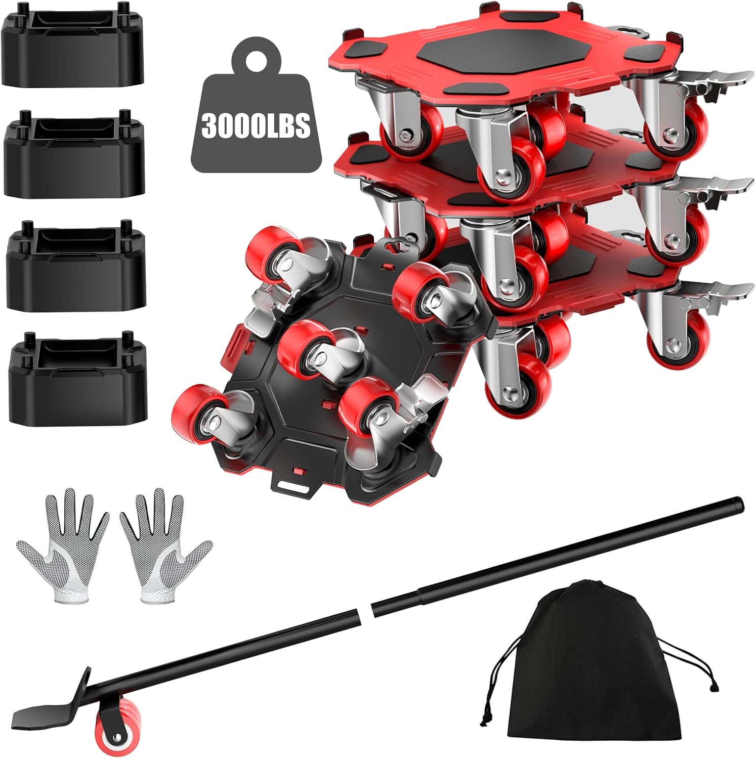 Heavy Duty Furniture Dolly & Movers Set for Easy Moving Tasks