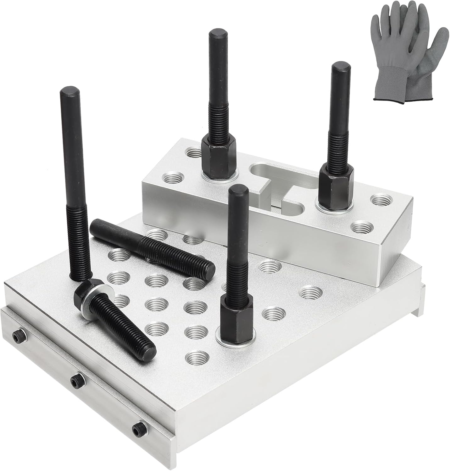 Universal Drill Press Support Block Plate Tool Set for 30 Ton Use