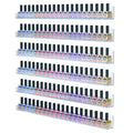 24 in Nail Polish Wall Rack - Clear 6-Shelf Organizer for 130-180