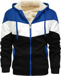 Men's Winter Fleece Thermal Jackets for Men - Sherpa Lined Hoodies