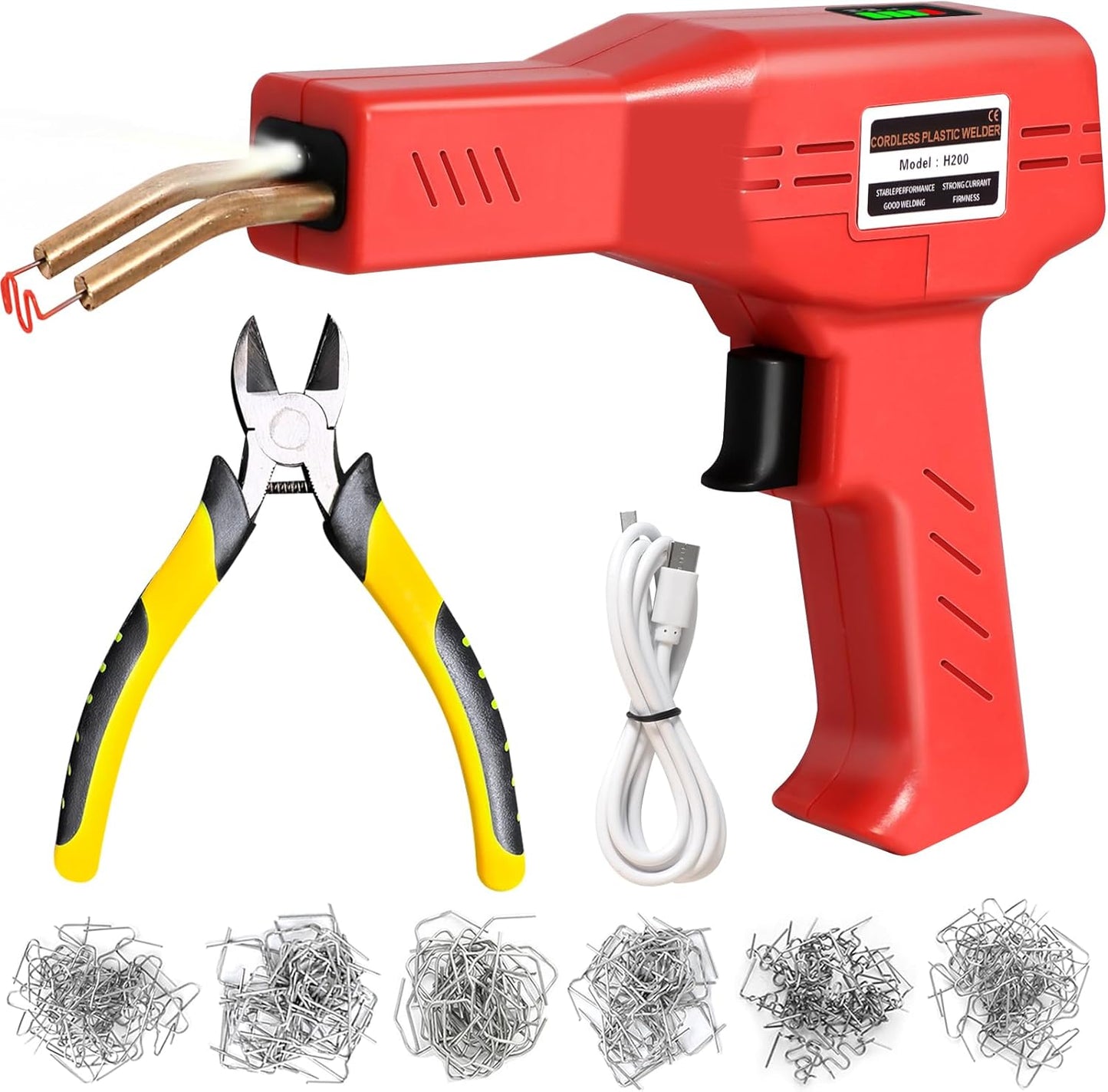 Upgraded 220W Cordless Plastic Welder for Efficient Repairs