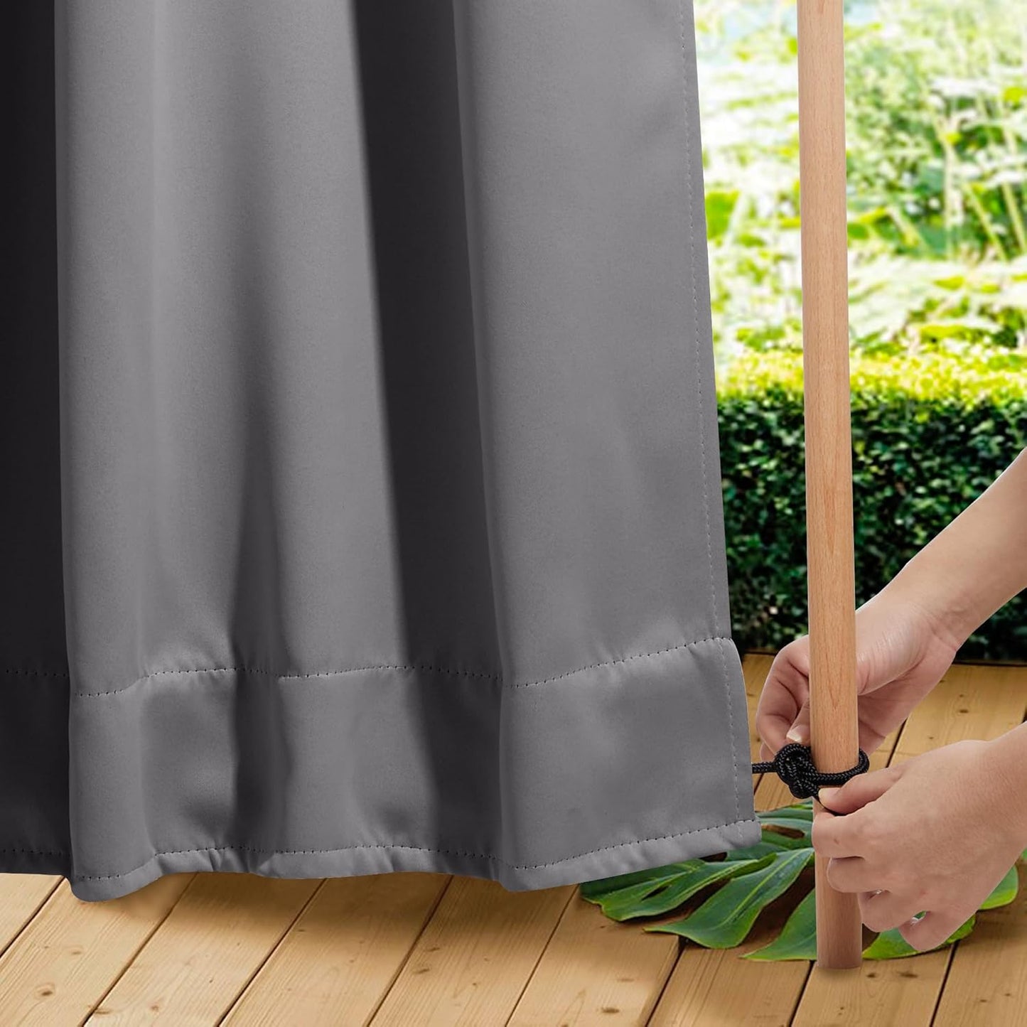 NICETOWN Waterproof Outdoor Curtains for Privacy and Style
