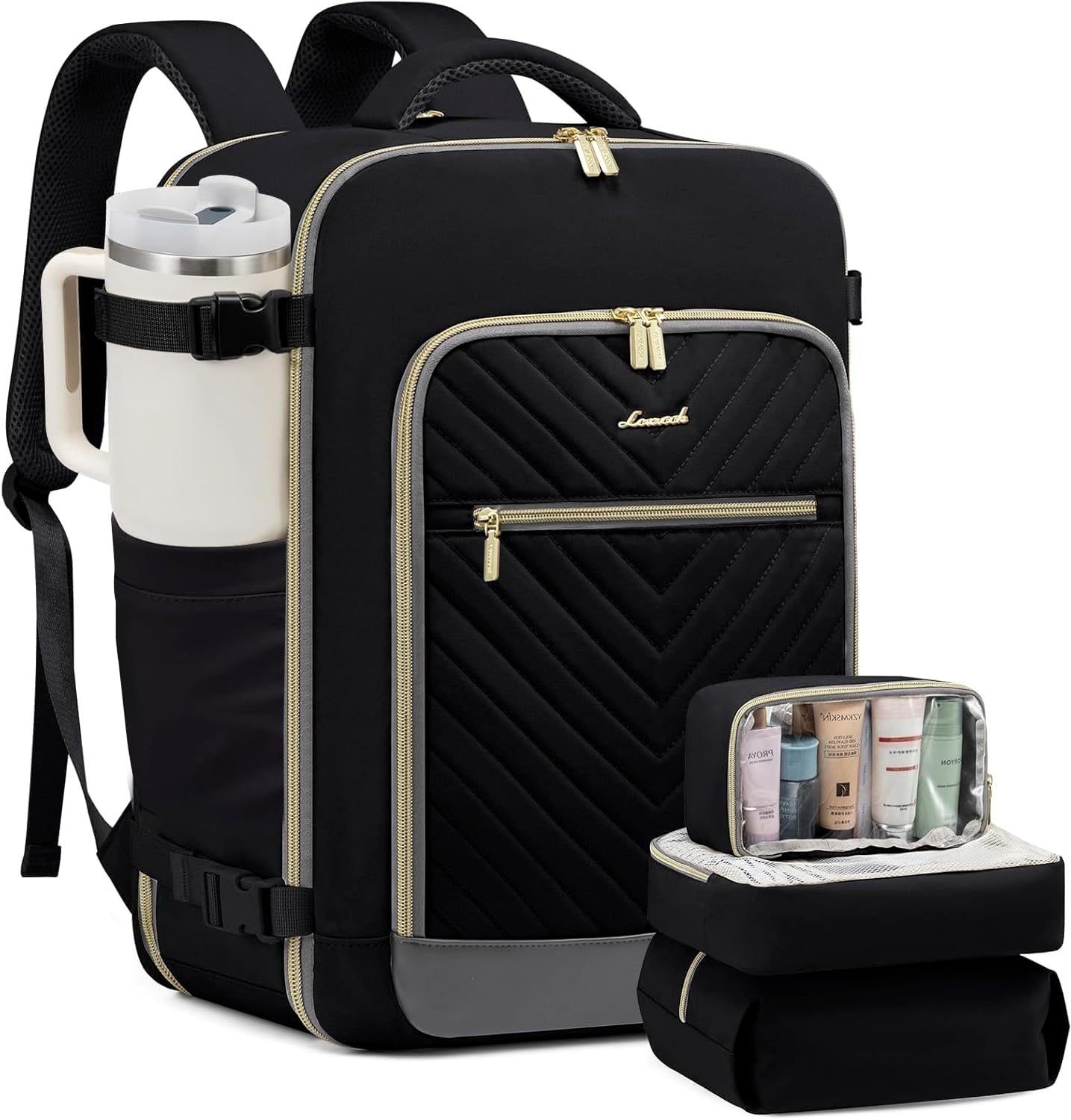 LOVEVOOK Travel Backpack for Women - 50L Carry On Bag