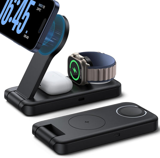 Lamicall 3 in 1 Charging Station for Apple Devices - Fast Charge