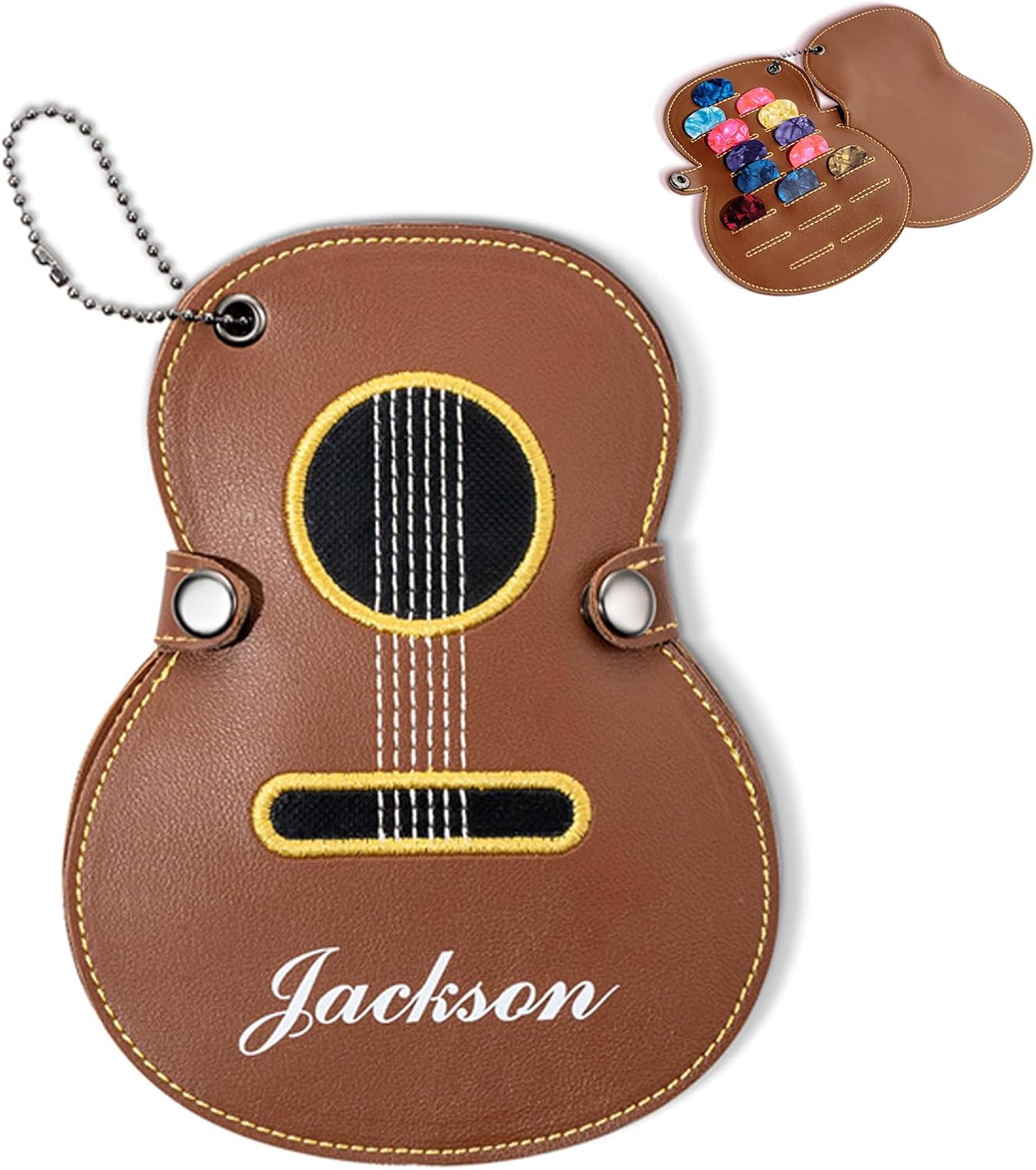 Organize Your Picks in Style with Personalized Pick Case, 17 Slots - CALLIE