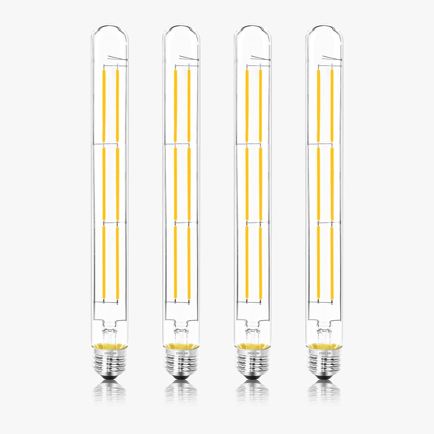 11.8IN Dimmable Soft White Light Bulbs for Cozy Spaces