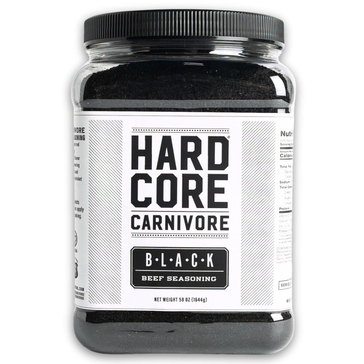 Hardcore Carnivore Black Activated Charcoal Meat Seasoning Rub