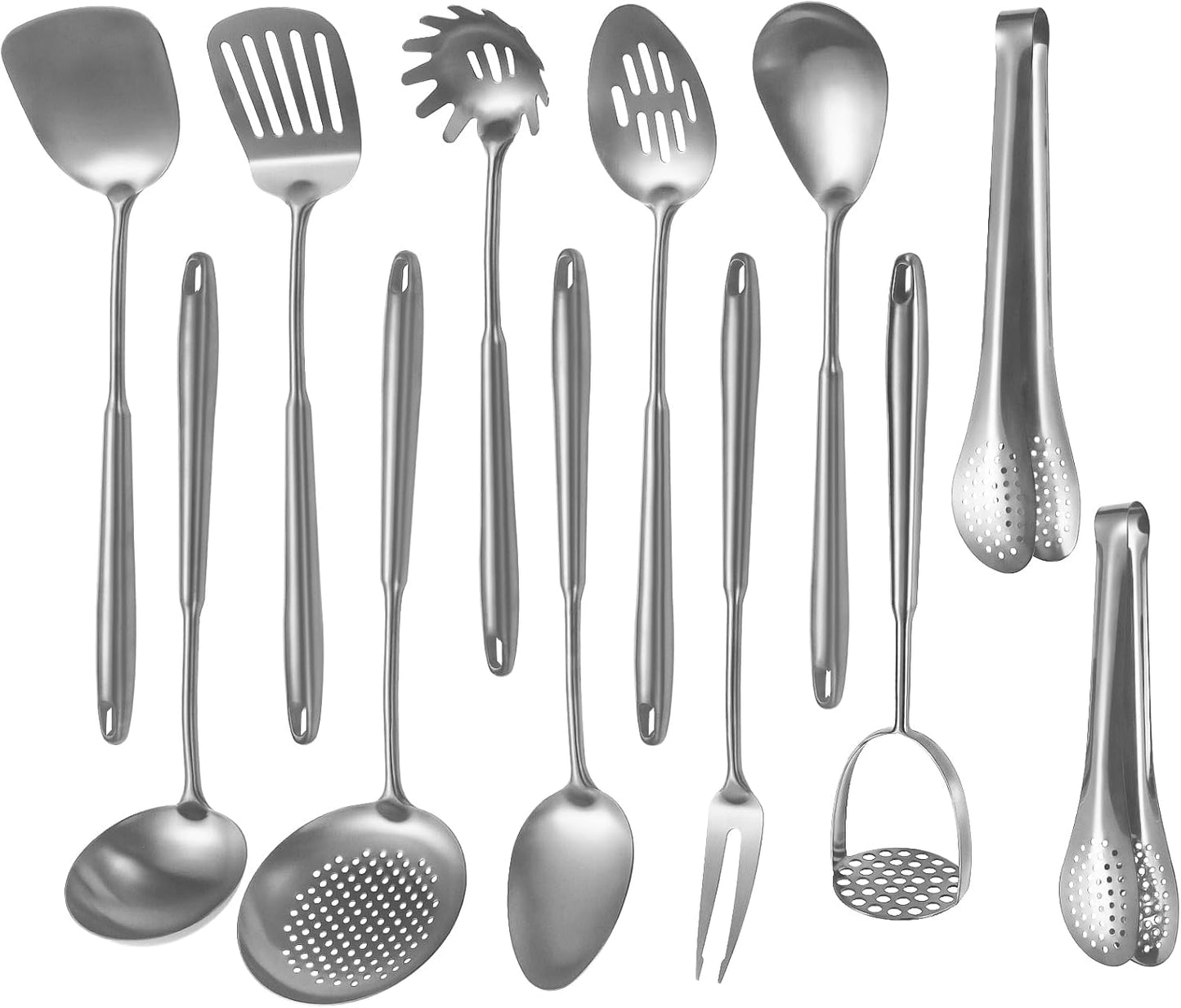 304 Stainless Steel Kitchen Utensils Set for Modern Cooking