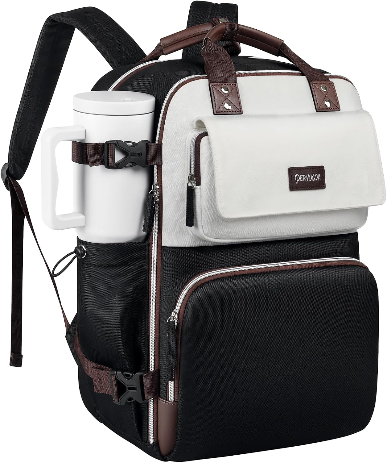 Travel Backpack for Women with Luggage Strap, 40L Carry-On