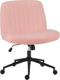 Criss Cross Legged Chair with Wheels for Home Office Comfort