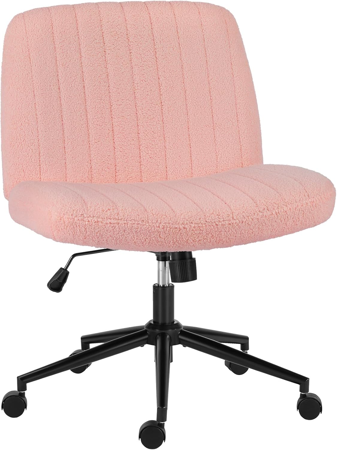 Criss Cross Legged Chair with Wheels for Home Office Comfort