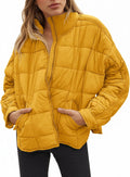 Aiopr Women's Oversized Lightweight Down Coat - Packable Warm Travel