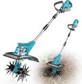 Cordless Tiller Cultivator Compatible with Makita 18V - Compact 9in