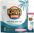 Citrus Berry Kava Drink Mix 15 Pack - Calm Energy & Focus