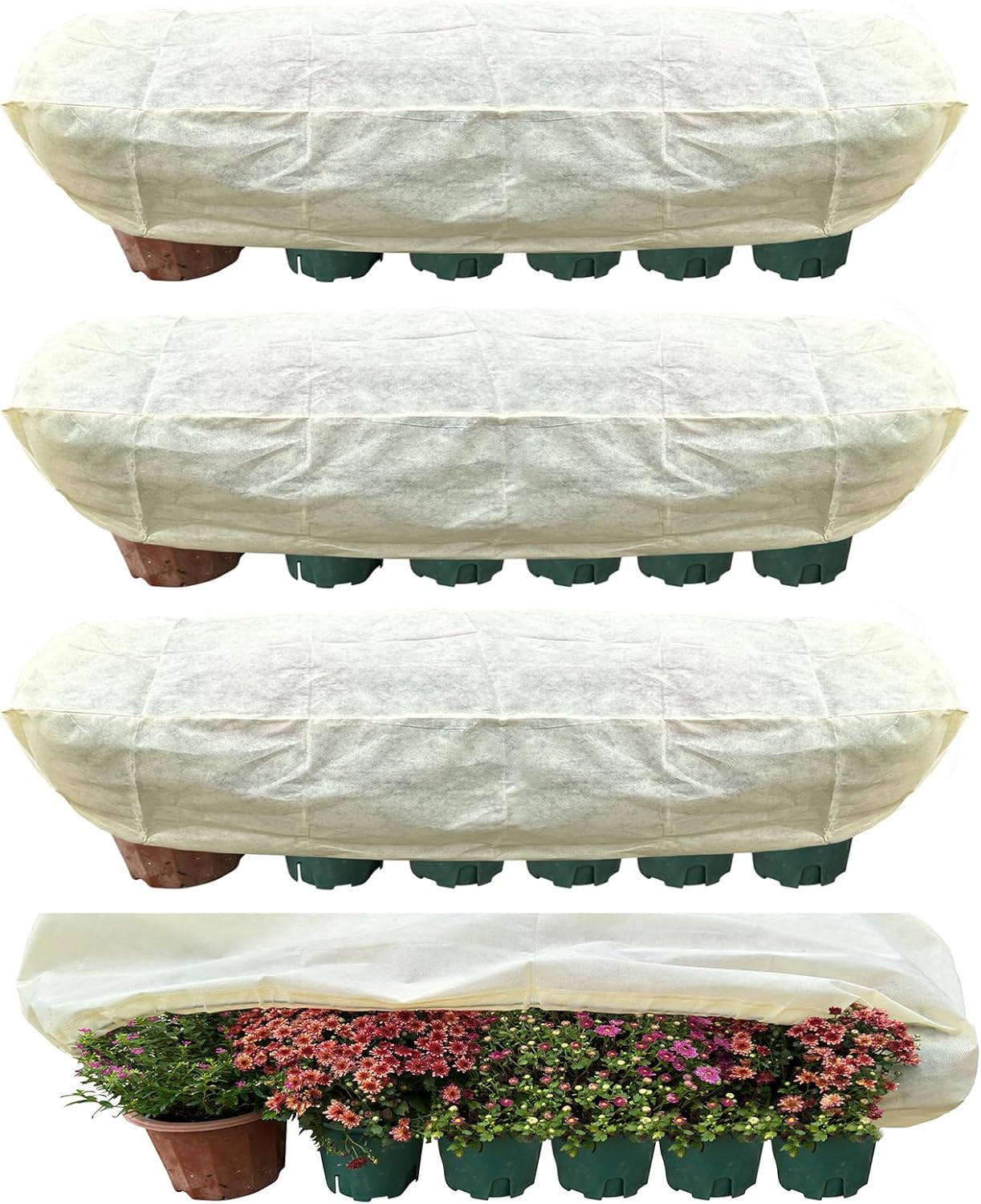 Plant Frost Cover for Winter Protection of Outdoor Plants