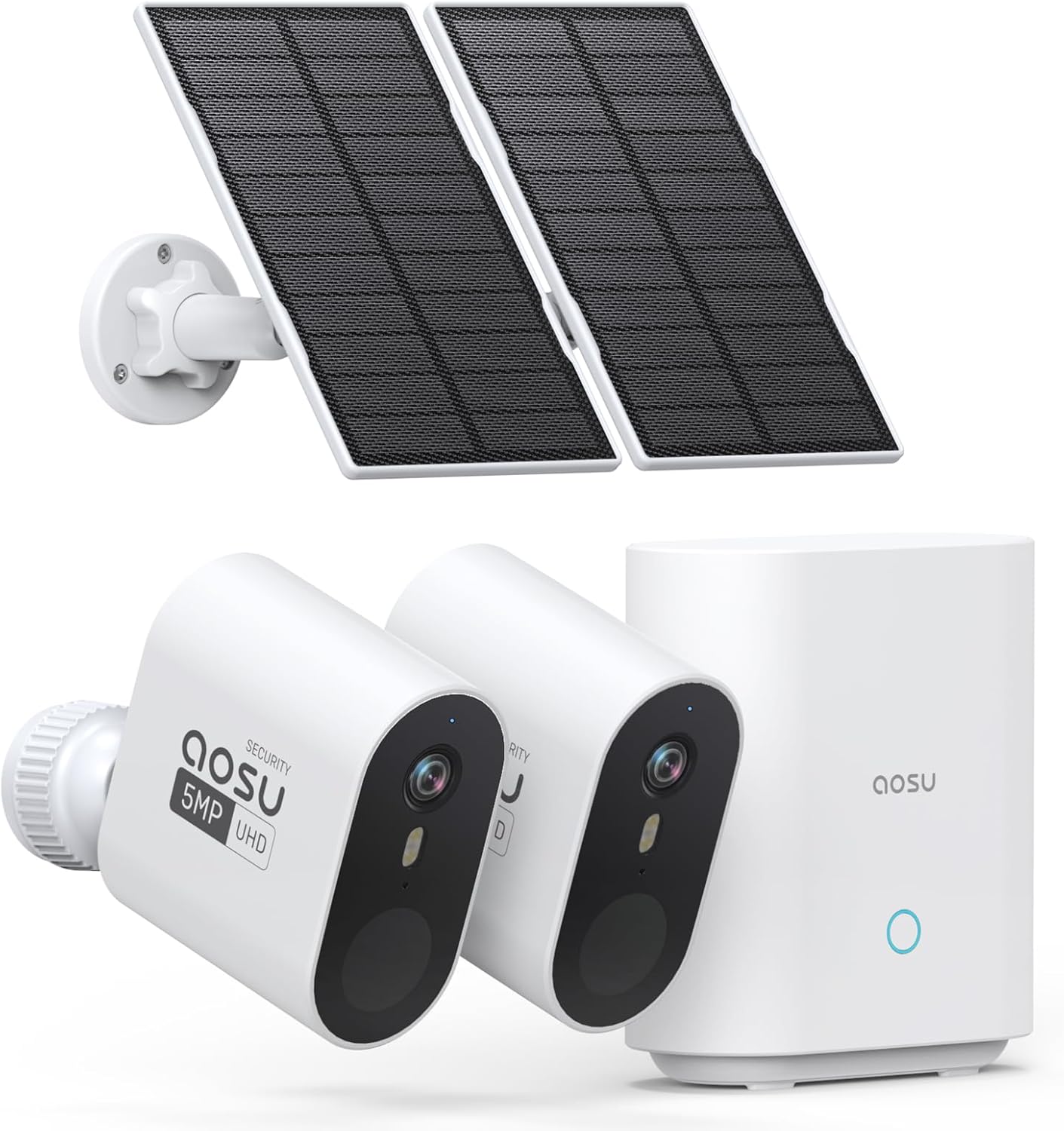 Ultimate Home Security: AOSU Solar Cam - Color Night Vision